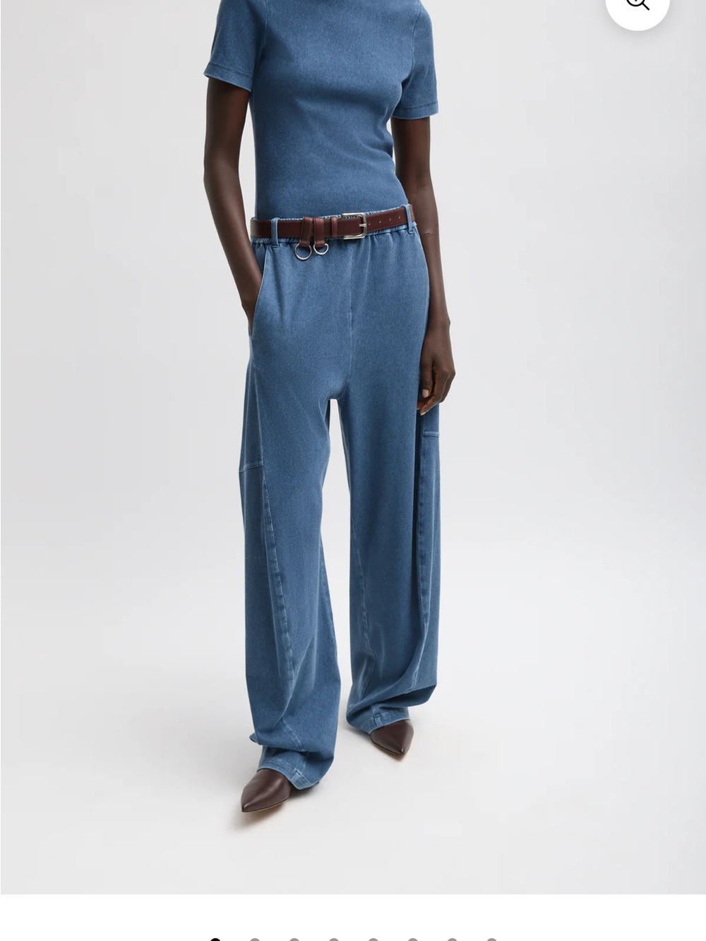 Tibi Stretch Denim Winslow Pant
